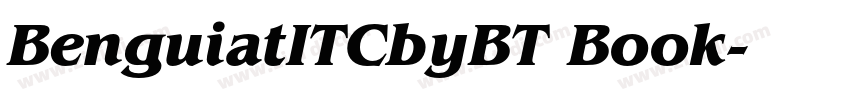 BenguiatITCbyBT Book字体转换
